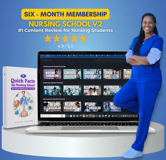 Nursing School Course Membership (6 month access, book included)