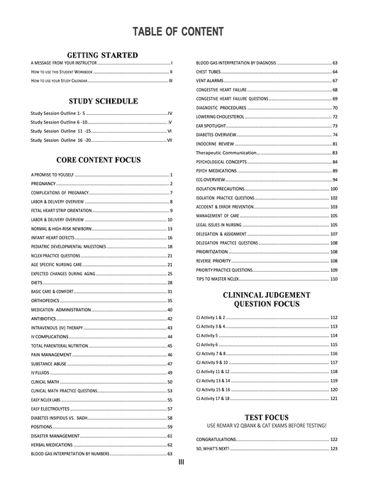 ReMar NCLEX V2 Printed Workbook