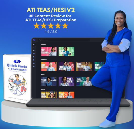 3 - Month TEAS V2 Membership  — Includes Quick Facts for TEAS Book