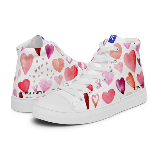 Cardiac Original Women’s High Top Canvas Shoe